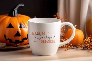 10 Halloween Mug Mockups Gráfico Mockups de Productos Diseñados a Medida Por AnnieJolly 8