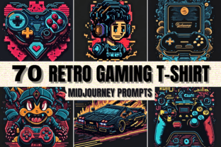 70 Retro T-shirt Midjourney Prompts Graphic T-shirt Designs By Artistic Revolution 1