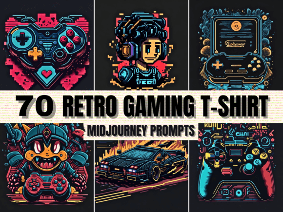 70 Retro T-shirt Midjourney Prompts Graphic T-shirt Designs By Artistic Revolution