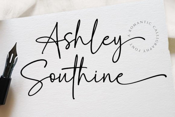 Ashley Southine Script & Handwritten Font By MJB Letters