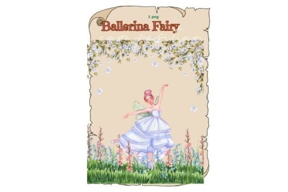FAIRY BALLERINA Composition Graphic Illustrations By ArtsByLeila