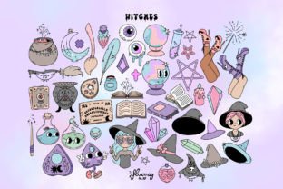 Pastel Goth Spooky Halloween Bundle Graphic Illustrations By huxmay 3
