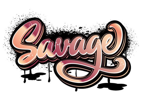 Savage Grafik T-shirt Designs Von Boy William