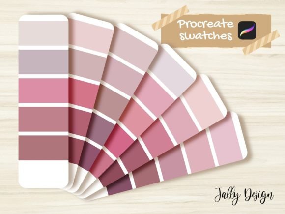 Imperial Pink Color Palette Afbeelding Creatieve Add-ons Door jallydesign