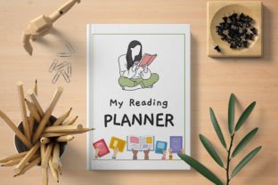 My Reading Planner Book for Bookworms 📕 Gráfico Plantillas de Impresión Por ALittleArtistWeirdo 1