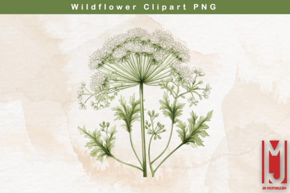 Wildflower Clipart Graphic Crafts By JM Printablesby
