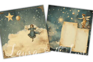 Catch a Falling Star Journal Backgrounds Illustration Fonds d'Écran Par Laura Beth Love 5