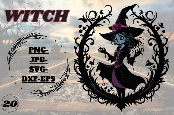 Witch Graphic Crafts By ArtstudioXT