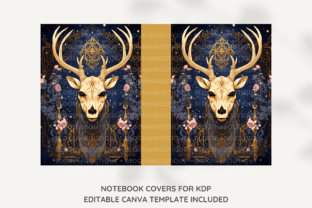 44 Witchy Tarot Notebook Cover Templates Graphic Patterns By BLDGtheBrand 9