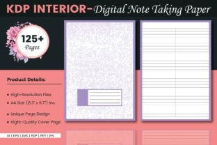 Digital Note Taking Paper Graphic KDP Interiors By Finer Designers 1