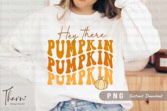 Fall Pumpkin Retro Autumn Sublimation Afbeelding T-shirt Designs Door DSIGNS