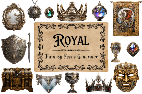 Royal Fantasy Scene Generator Gráfico Generadores de Escena Por Alavays