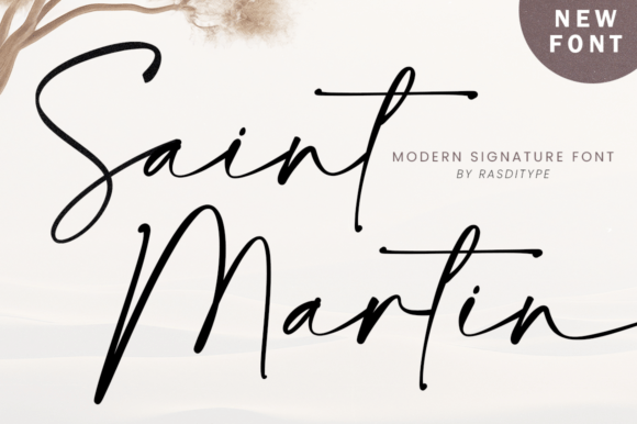 Saint Martin Script & Handwritten Font By RasdiType