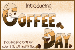 Coffee Day Decorative Font By Itme_digitalart 1