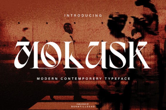 Molusk Display Font By Burntilldead