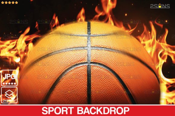Basketball Sports Backdrop Gráfico Layer Styles Por 2SUNS