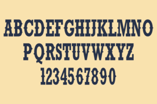 Cowboy Serif Font By GraphicsNinja 3