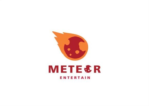 Astronomy Meteor Logo Graphic Logos By ARTONIUMW