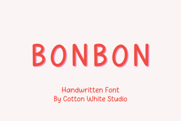 Bonbon Skript-Schriftarten Schriftart Von Cotton White Studio