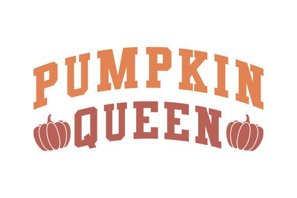 Fall Pumpkin Queen SVG Gráfico Manualidades Por Rainbow Twist