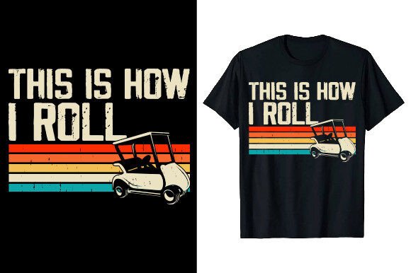 Golf Player Golfing T-shirt Design Graphic T-shirt Designs By tee_expert