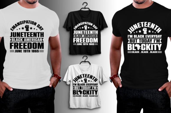 Juneteenth T-Shirt Design Grafica Design di T-shirt Di T-Shirt Design Bundle