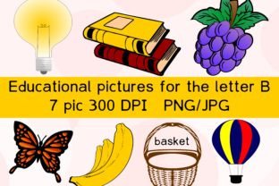 Educational Pictures for the Letter B Gráfico 3rd grade Por innovationworld4.0 1