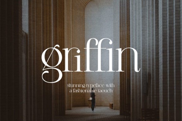 Griffin Fontes Serif Fonte Por dealitastudio