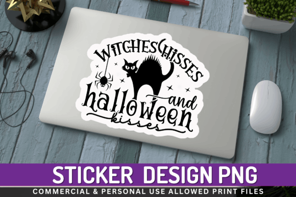 Witches Hisses and Stickers Design Graphic Crafts By Regulrcrative