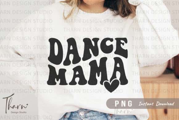 Dance Mama Cheer Mom Png Sublimation Graphic T-shirt Designs By DSIGNS