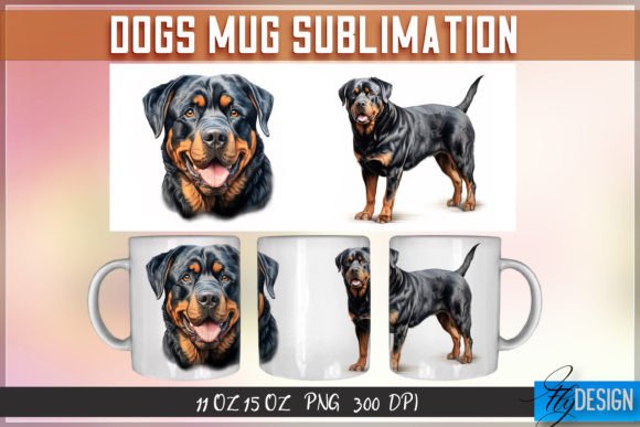 Dogs 11 Oz | 15 Oz Mug Sublimation Graphic Crafts By flydesignsvg