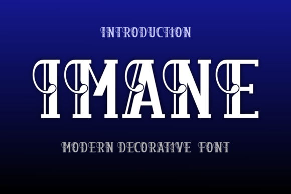 Imane Display Font By Yan (7NTypes)