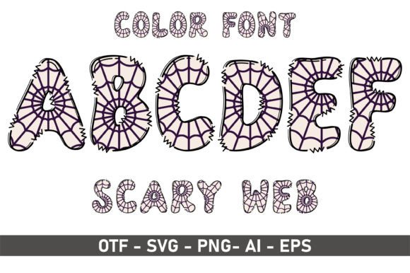 Scary Web Czcionki Kolorowe Czcionka Przez Veil