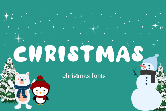Christmas Display Font By Kik Design