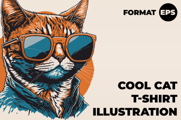 Cool Cat Grafika Projekty Koszulek Przez c.gudzik