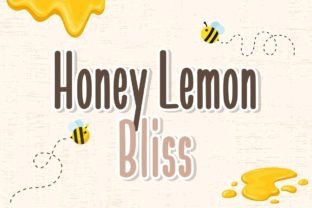 Honey Lemon Bliss Fuentes Caligráficas Fuente Por charmingbear59.design 1