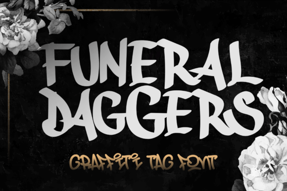 Funeral Daggers Blackletter Font By Cikareotype