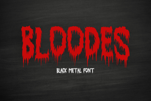 Bloodes Blackletter Font By CraftedType Studio