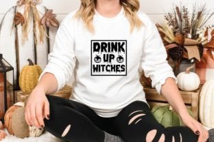Drink Up Witches Graphic T-shirt Designs By DesignShop24 3