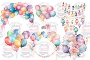 Happy Birthday Clipart 34 PNG Grafik Druckbare Illustrationen Von SVG Story 6