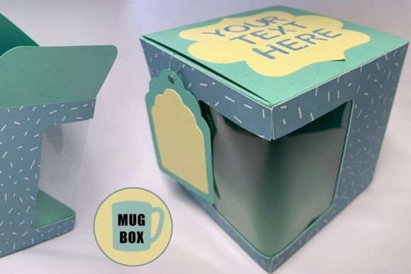 Mug Gift Box Birthdays 3D SVG Craft By 3D SVG Crafts