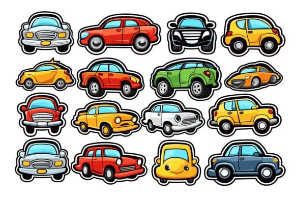 Travel Car Sticker PNG, Vehicle Clipart Graphic AI Illustrations By Pod Design