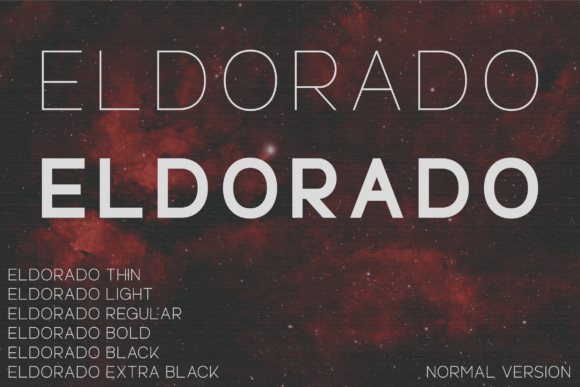 Eldorado Sans Serif Font By Nan Design