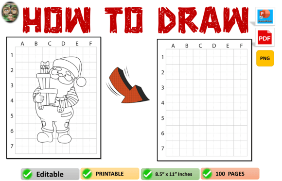 How to Create Festive Christmas Drawings Graphic Coloring Pages & Books By AME⭐⭐⭐