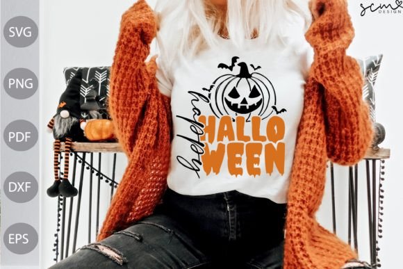 Happy Halloween SVG Cut Files Graphic T-shirt Designs By Scmdesign