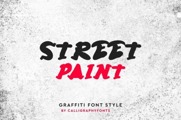 Street Paint Script & Handwritten Font By CalligraphyFonts