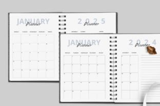 Printable Monthly Planner 2023,2024,2025 Graphic KDP Interiors By Design Zone 5
