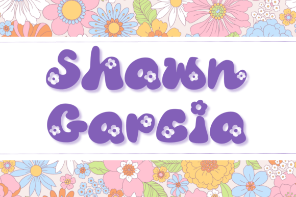 Sunny Flower Decorative Font By Ahappycraft