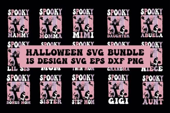 Halloween SVG Bundle, Spooky SVG Bundle Graphic Crafts By Crafted Wonders