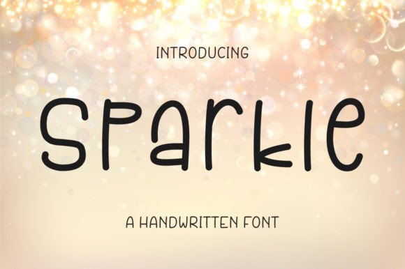 Sparkle Display Font By Nirmala Creative